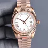 Designer Watches Classic Men Mens 41mm Day Date Luxury Watch 2813 Automatiska klockor Platinumrörelse Mekanisk safir Svepande Master Wristwatches L12