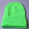 Bollmössor Vinter varm skidhatt unisex casual slouchy sticking street cap för män kvinnor mode fast färg utomhus sportgåvor