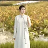 民族服2023春と秋のゆるい中国語改良バージョンQIPAOナショナルスタイルのファッションドレス冬の女性チョンサム