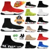 2024 Hot Sock Shoes Knit 1.0 2.0 Designer Luxe Belenciaga Speed Trainers Hommes Femmes Chaussettes Runner Bottes Chaussure De Tennis Chaussette Mocassins Baskets À Semelle Plate Dhgate 36-45