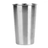 Tumblers 500ML Cold Drinking Cup Practical Stainless Steel Cups Portable Eco-friendly Lightweight Beautiful Outdoor Travel Supplies