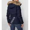 Designer Down Jackets blanc canada canard volière féminine parkas veste collier hiver puffer réel wolf manteau de fourrure arctique trim