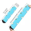 Chaussettes pour hommes peinture de hamburger volant Harajuku bas Super doux toutes les saisons accessoires longs pour cadeaux de noël unisexes