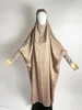 Ubranie etniczne Kobiety muzułmanin Jilbab Ramadan jednoczęściowy odzież modlitewna sukienka z kapturem abaya elastyczna rękaw islamski Dubaj Saudyjska szata turecka