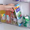 Küche Lagerung 1-10PCS Kühlschrank Partition Bord Versenkbare Kunststoff Teiler Schiene Für Flasche Können Regal