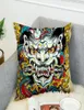 Kuddefodral Samurai Tattoo Art 3D Print Cover Soffa Bed Home Decor Cumow Case Bedroom Cushion For Car Couch11501596