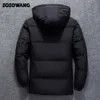 ZOZOWANG High Quality White Duck Thick Down Jacket Men Coat Snow Parkas Male Warm Hooded Clothing Winter Down Jacket Outerwear 231229