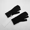 Five Fingers Gloves Five Fingers Gloves Margiela Men''s 23SS Luxury Classic Four Corner Seam Label Knitting Tabi Winter Cold Proof Warm Wool