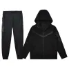 Tech Hoodies Tech Fleece Color Sportswear Full Zip Pant Tracksuit Set Techs Fleeces TechFleeces 스포츠 바지 Mens 디자이너 재킷 Space Cotton Joggers Sweatshirts