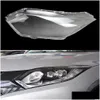 Oświetlenie samochodu Akcesoria oświetleniowe do Honda Vezel Transparent Lampa Lampa odcień przednie reflektor ER Glass Shell Case Drop D Dhqb3