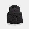 Winter casual solid color standing collar vest down jacket for men and women, new national standard 90 white duck down jacket