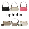 Bolsa de luxo Ophidia Afrodite Tote Bolsas de ombro para mulheres homem couro cruz corpo designer bolsa senhora presente moda embreagem axilas meia lua bolsa de embreagem rosa