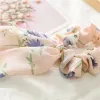 8 style fashion summer Ponytail Scarf Elastic Rope for Women Hair Bow Ties Scrunchies Hair Bands Flower Print Ribbon Hairbands ZZ