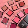 10pcs Pink Blush Palette Cosmetics Cosmetics Twarz Makeup Matte prasowy proszek Blusher Hurtowa masa dla biznesu 231229