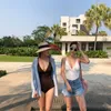 Bär koreansk stil One Piece Badkläder Solid badkläder Push Up Swimsuit Högkvalitativ baddräkt Sexig Monokini Beachwear 2022 Ny