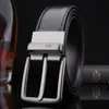 Belts 110 er Genuine Leather Letter Belts Zinc Alloy Buckle Mens Belt Fashion Casual Width 4cm Size 105-125cm Fashion Versatile Nice