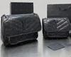 Niki średnie łańcucha torba na ramię średnie designerskie torebki torebka torebka skórzana torebka TOSES LABIES Messenger Crossbody Bags
