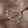 Bangle Simple Fashion Zircon Baby Elephant Armband för kvinnor Justerbara pärlor med pärlor Pull Charm Armband Party Jewelry Gift276w