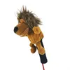 Cute cartoon animals Golf Club Head Covers Wood Head covers Driver Cover Plush doll protective cover 231229