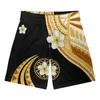 Shorts masculinos Polinésio Tribal Tongan Totem Tatuagem Tonga Imprime Homens Basquete Respirável Treinamento Fitness Secagem Rápida Lazer