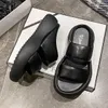 Slippers Shoes Women Summer Shale Female Beach Platform Pantofle Slides Med Flat Sabot 2023 PU Rome Scandals Wome