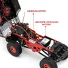 Wltoys 2428 1/24 Mini RC Car 2.4G con luces LED 4WD Off-Road Vehículo eléctrico sobre orugas Control remoto Camión de juguete para niños 231230