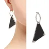 Triangle de luxe boucles d'oreilles à breloques géométriques personnalité simple exagérée européenne et américaine femmes lettre P Designer Wild Tempera2627