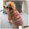 ファッションドッグアパレル服ニットウェア昇華印刷ペットセーターソフト肥厚温かいペットシャツ冬の子犬スウェットコスチュームf dhccy