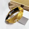 Koreaanse Dubbele Gouden Rand Hoofdband Eenvoudige Mode Vrouwen Haaraccessoires Klassieke Designer Merk Haar Sieraden Herfst Winter nieuwe Zoete Meisje Indoor Hoofdband