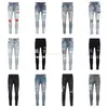 Jeans da uomo Luxurys Designer Jeans Distressed Francia Moda Pierre Straight Biker da uomo Hole Stretch Denim Casual Jean Uomo Pantaloni skinny Elasticit 66jy