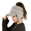 Automne et hiver chapeau de laine femmes lapin cheveux mélange tricoté chapeau Skullies bonnets chaud polaire coupe-vent bonnets 231229