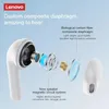 Hörlurar Original Lenovo LP50 Bluetooth -hörlurar TWS Trådlös HD Stereo Earuds med Mic Waterproof Touch Control Long Standby Earphone