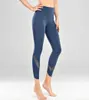 L22 Mulheres Leggings Calças de Yoga Nu Lixar Oitava Roupas de Ginástica Malha Onda Pés Cintura Alta Fitness Activewear Sexy Leggins5916927