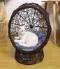 Lits pour chats, meubles Cat039s, nid Dog039s, hamac, balançoire, Cage suspendue, lit pour animaux de compagnie, en rotin, maison de tissage, 9625436