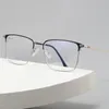 Sunglasses Oversized Wide Big Face Glasses Titanium Large Frame Business Anti Blue Vintage Lenes Prescription Optical