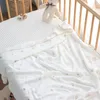 Dekens Born Baby Borduurdeken 3-laags Bamboevezel Nap Kids Cool Quilts Voor Baby Inbakeren Ontvangen