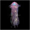 Party Favor Jellyfish Lamp Push Creative Portable Diy Small Gift Wholesale Drop Delivery Home Garden Festive Supplies Event Dhe0I