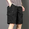 Men's Shorts Nieuwe Zomer Lange Cargo Heren Casual Katoen Multi Pocket Broek Tactische Militaire Camouflage 5xl