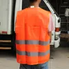 Vestes de chasse 1/2/4 pièces, gilet à bande réfléchissante pour voiture, combinaison de sécurité en maille fluorescente d'urgence