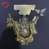 Hiphop Vvs Sier Iced Out Lucky Buddha aangepaste Moissanite hanger