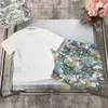 Kläderuppsättningar 2022 Barn Set Suit Boys Girls Kids Kort ärm T-shirt Child Designer Clother Sports With Letter Tiger Flower Fore Dhaot