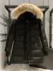 デザイナーの女性ダウンジャケットファッションブランドロングコートポケットファーファーカラーサーマルトップメスの秋と冬の大きな風プルーフ