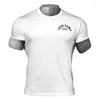 Men's T Shirts Summer American Palestine Y2k Retro Fitness T-shirt For Man Slim Running Casual Sports Short Sleeve Breathable Training