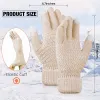 Neue Frauen Plüsch Verdicken Touchscreen Handschuhe Erwachsene Weiche Warme Fleece Gefüttert Stricken Handschuhe Weibliche Elastische Manschette SMS Handschuhe Unisex