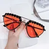 Lunettes de soleil 2023 Cat Eye Lunettes de soleil Femme Shopping en plein air Shades Diamant Conduite Lunettes Rétro Cool Ovale