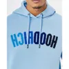 Sport Hoodrich Tracksuit Letter Toekjes geborduurde winter sweatshirt hoodie voor mannen kleurrijke groothandel