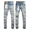 2024 Hommes Purple Jeans Designer Pantalon long empilé Ksubi Ripped High Street Marque Patch Hole Denim Droite Mode Streetwear Silm Mencoat Jacketstop kgi668