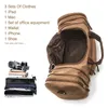 Duffel Bags Canvas Reistas Grote capaciteit Business Carry On Bagage Tote Men Weekender Outdoor Trip Duffle Casual Folding Water-Reslent