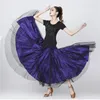 Scene Wear Modern Social Dance Dress Practice Long Ladies Waltz Big Swing kjol Latin Salsa Rumba paljett Elegant