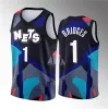 Maglia da basket giovanile personalizzata da uomo e da donna Brooklyn''Nets''Men Mikal Bridges Cam Thomas Ben Simmons 2023-24 Maglia da città autentica